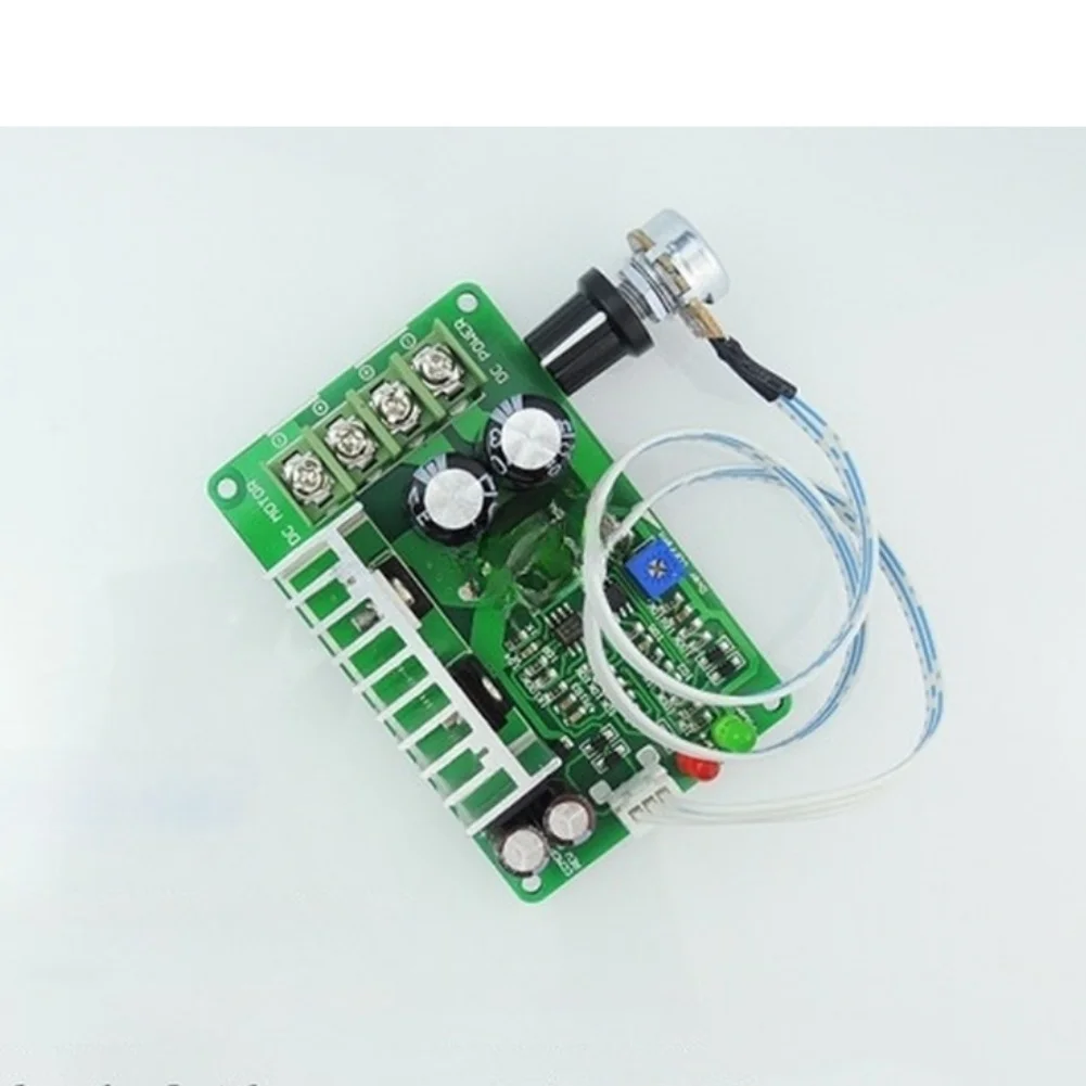 DC Motor Controller 15A Rated FOR 12V 24V 36V Brushed Motors with 10V-40V Operation and 1A-10A Adjustable Limit