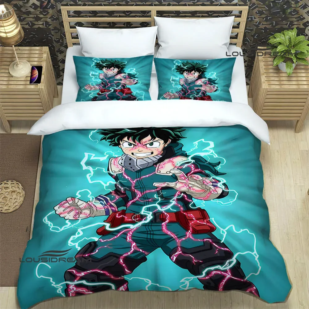 My Hero Academia Cartoon Bedding Sets exquisite bed supplies set duvet cover comforter set bedding set luxury birthday gift