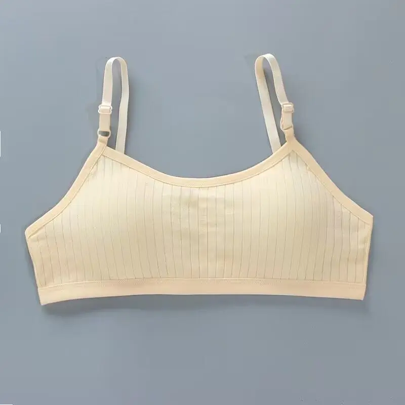 1/3PC Teens Girls Sports Bra Puberty Underwear Wireless Teenager Girls Sport Bra Young Girls Training Bra 8-14Y