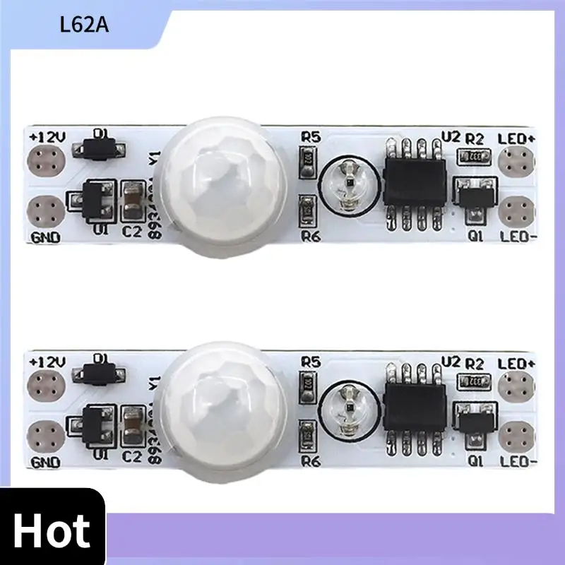 

L62A 2X DC 5-24 В 12 В PIR модуль переключателя датчика движения человека детектор контроллера модуль переключателя