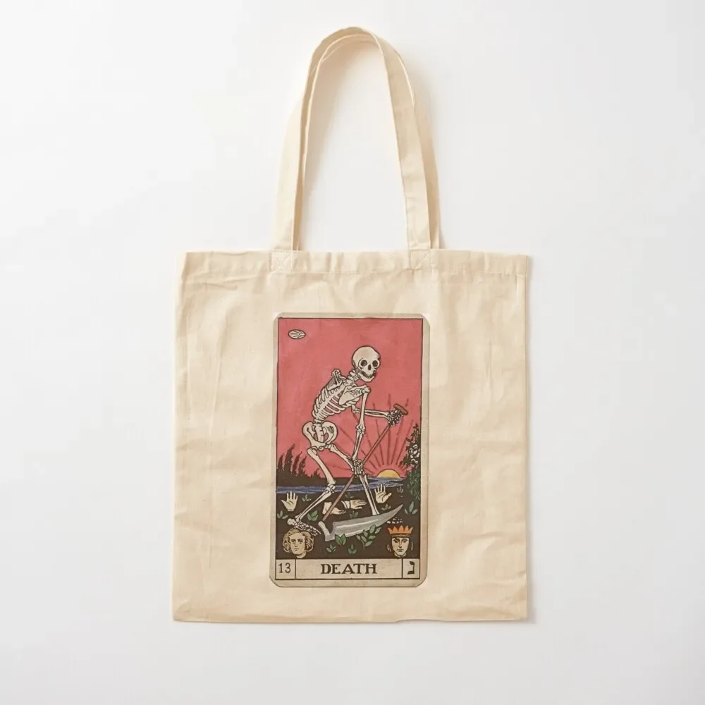 

Death Tarot Tote Bag Fabric bag Shopper bag supermarket folding