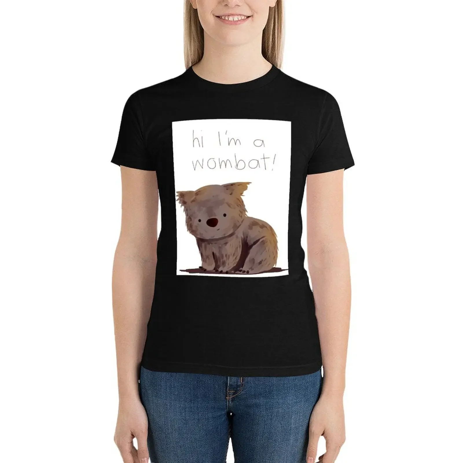 

Wombat T-Shirt tees aesthetic clothes shirts graphic tees t-shirts for Women graphic tees funny