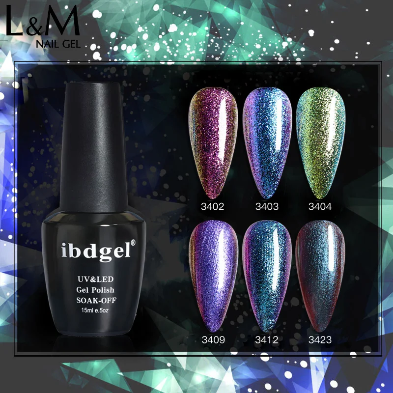 Ibdgel Gel Nagellak Phantom Chameleon Hybrid Vernissen Set Manicure Decoratie Base Top Voor Nagels Uv Led Lamp Art Lak