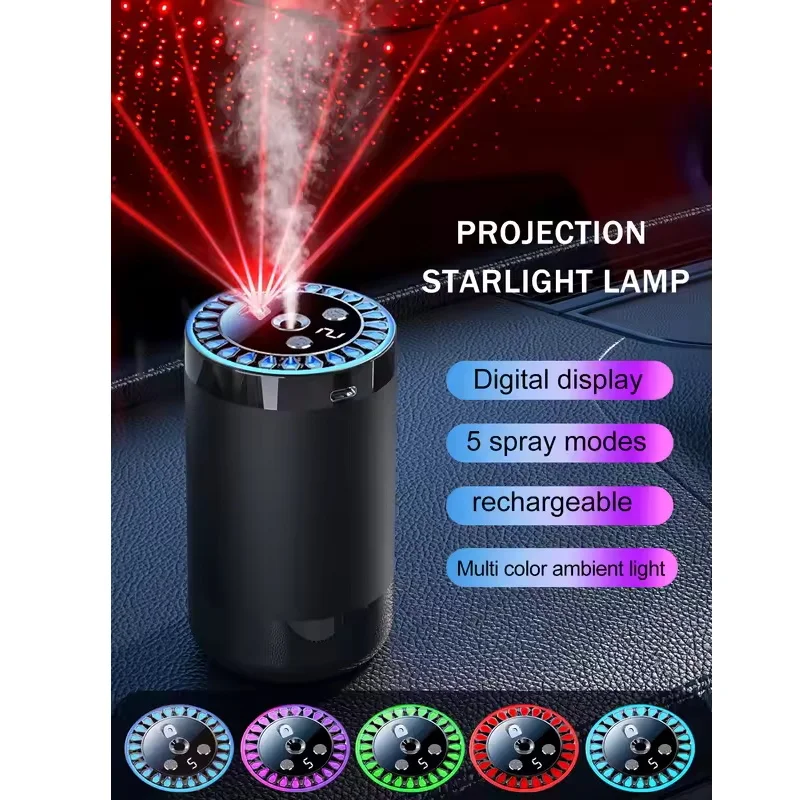 Car Diffuser Humidifier 5 Modes Car Humidifier Aromatherapy Diffusers Car Air Freshener For Car Home Office Bedroom Long