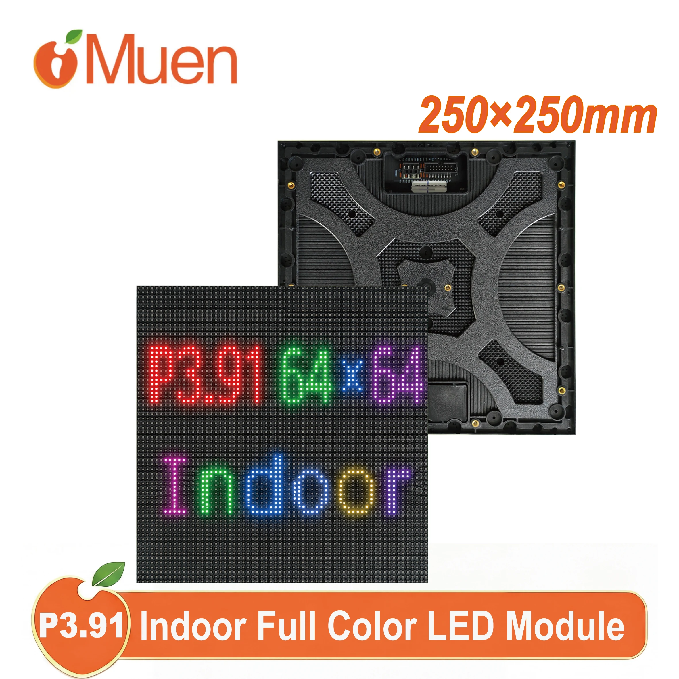 P3.91 LED Screen Panel Module Indoor 250 × 250 mm 64×32 Pixels 16 Scan Bar KTV Club DJ Full Color P3.91 LED Display Panel Module
