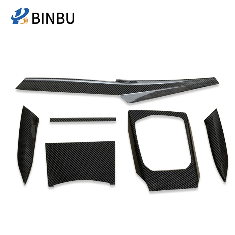 FOR BMW 3 Series LCI G20 4 Series G22 G23 G26 i4 dry Carbon Fiber Interior Modification kit Automotive decorative parts