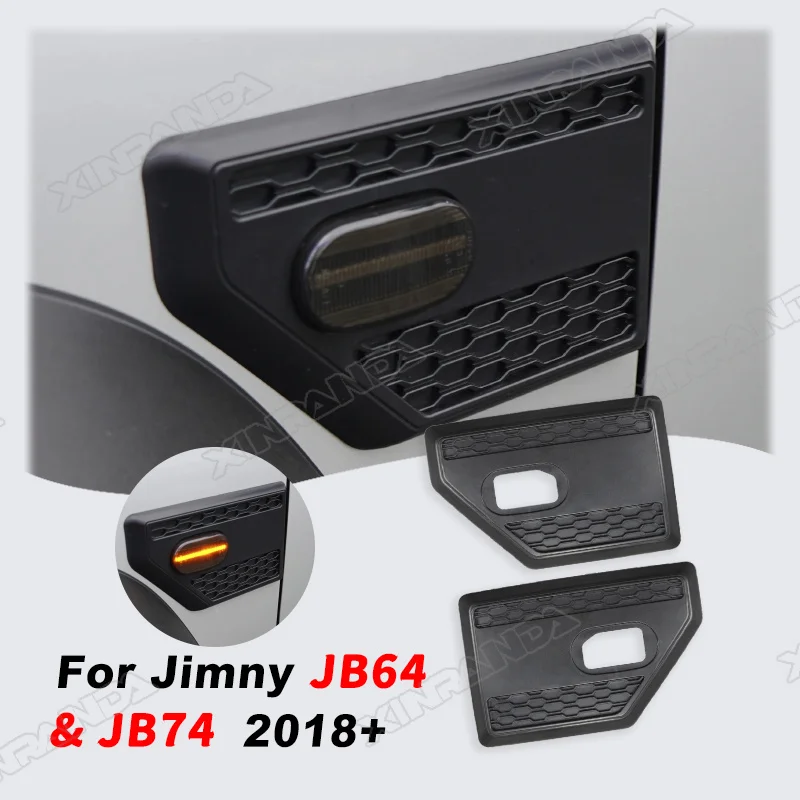 

Side Turn Signal Trim Covers For Suzuki Jimny JB64 JB74 JC74 2019- 2026 3 door 5 door Car Turn Signal Light Cover