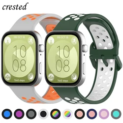 Silicone For Huawei Watch Fit 3 Strap Accessories Sprot breathable Replacement belt Correa Bracelet for Huawei Watch fit3 Band