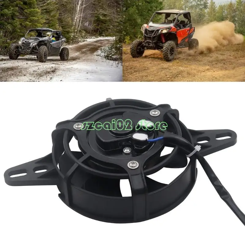 400B Heavy Duty Motorcycle Radiator Cooling Fan Fits Most 50cc To 250cc Dirt Bikes