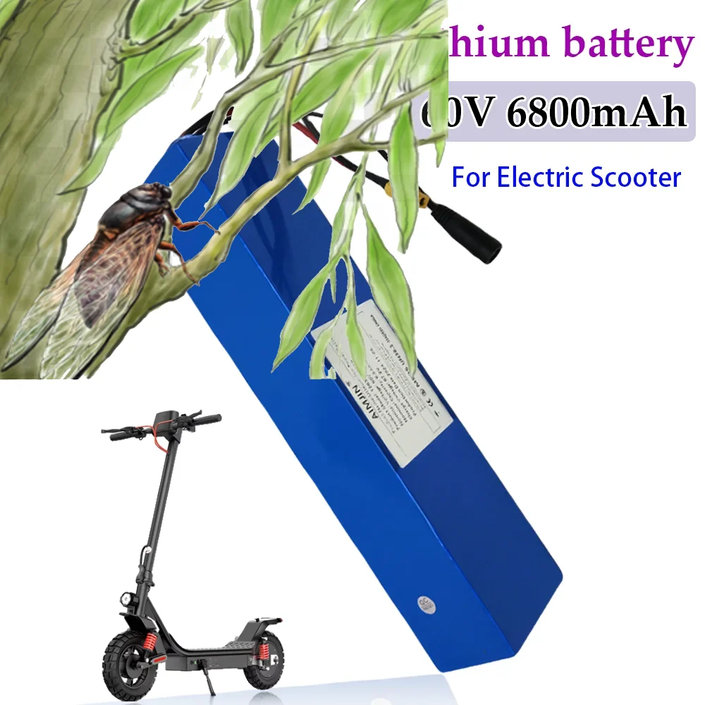 

16S2P 60v 6800mAh lithium battery pack For electric scooter refitting high-capacity mountain bike battery