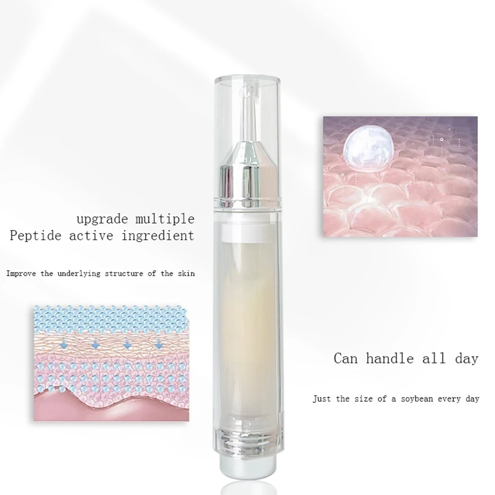 Crème pour les yeux de marque privée, 5ml, longue durée, élimine les cernes, hydratante, éclaircissante, facile à porter, maquillage avec Logo personnalisé