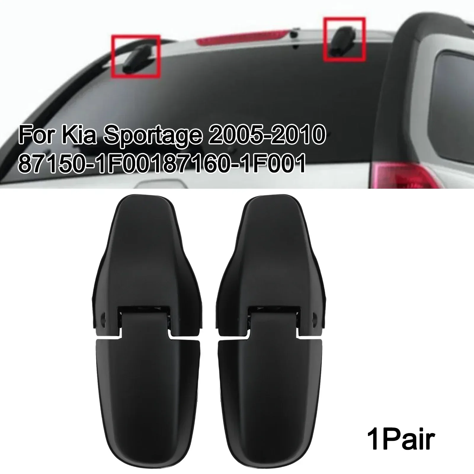 

Car Rear Tail Gate Glass Hinge Fitment for Kia Sportage from Year Model Range of 2005 to 2010 OEM Codes 87150 1F001 87160 1F001