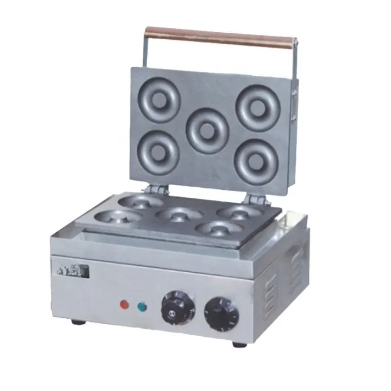 Machine Snack Machine Commercial 5pcs Mini Waffle Maker Electric Cake Making Machine Snack Equipment