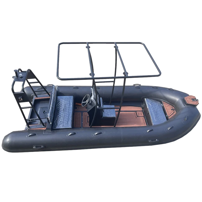 16ft/4.8m Aluminum Hull DL RIB 480 PVC/Hypalon/Orca Tube Inflatable Zodiac Rowing Boat