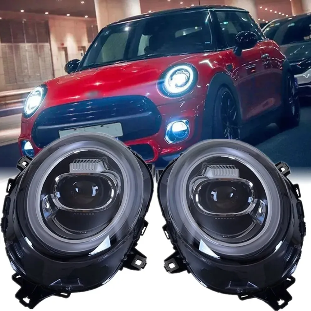Car Front Lights For BMW Mini Coopers F56 LED Headlight 2014-2020 F55 F57 Head Lamp DRL Assembly Accessories Plug And Play