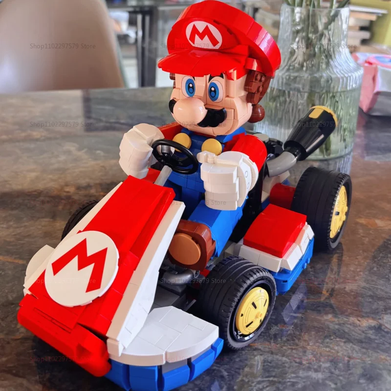 2025 جديد 1972 قطعة سباق السيارات اللبنات مجموعة التعليمية لتقوم بها بنفسك لعبة الطوب للأطفال الكبار عيد ميلاد هدية الكريسماس والديكور