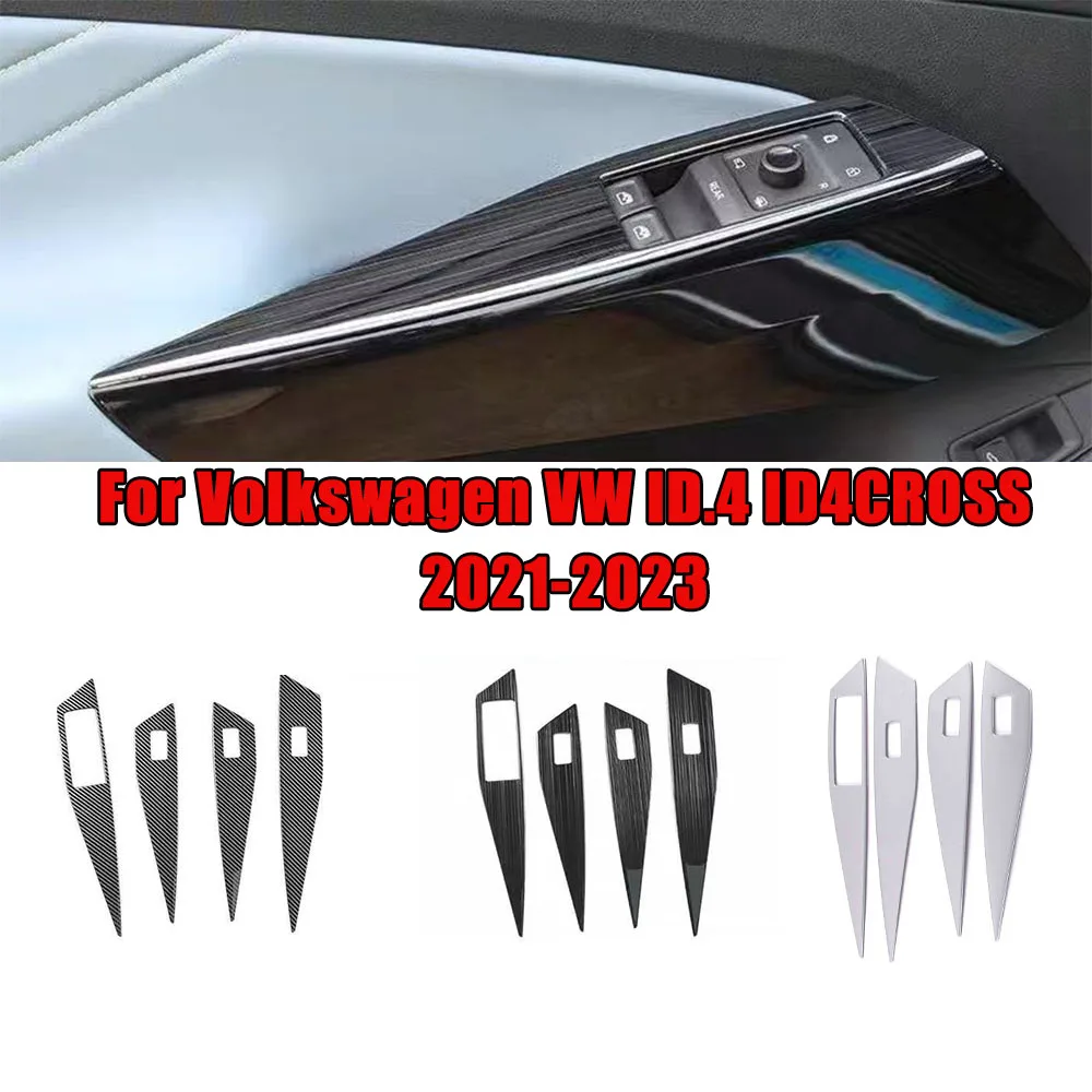 

For Volkswagen VW ID.4 ID4 ID.3 2021 2022 2023 Car Door Armrest Window Regulator Lift Switch Button Panel Decorate Cover