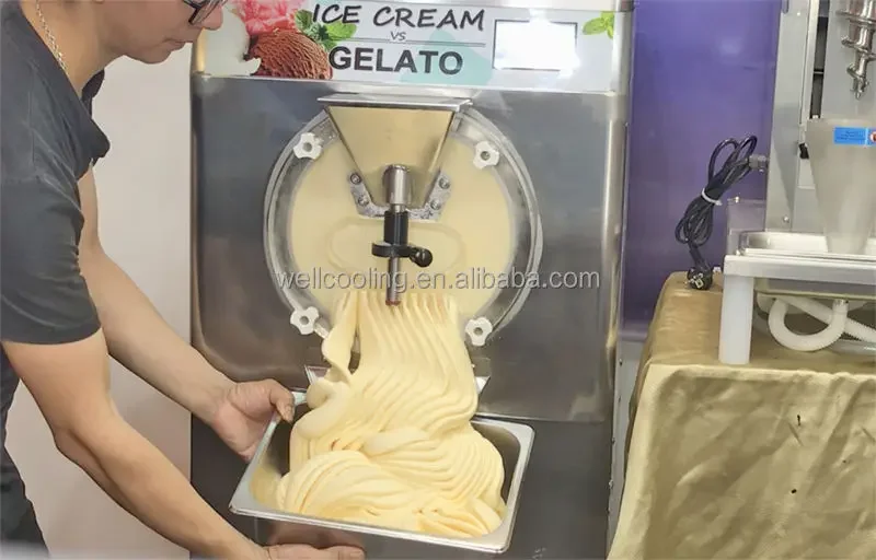 Maquina De Helados Full Automatic Tasty Italy Gelato Hard Ice Cream Machine For Sale