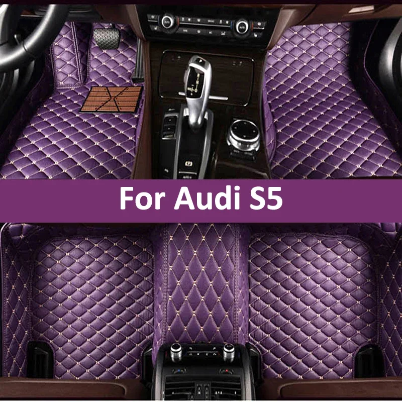 

Custom Car Floor Mats For Audi S5 Auto Carpets Waterproof Foot Coche Mats Pads Accessories
