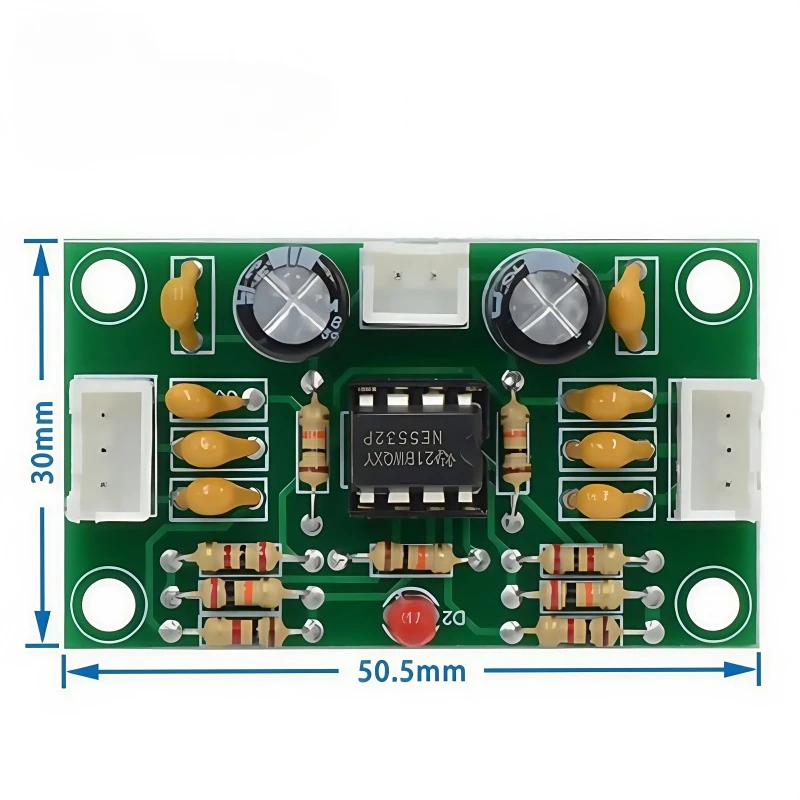 XH-A902 Audio Operational Preamplifier Board Module NE5532 Amplifier Front Panel Digital Tone Board Wide Voltage