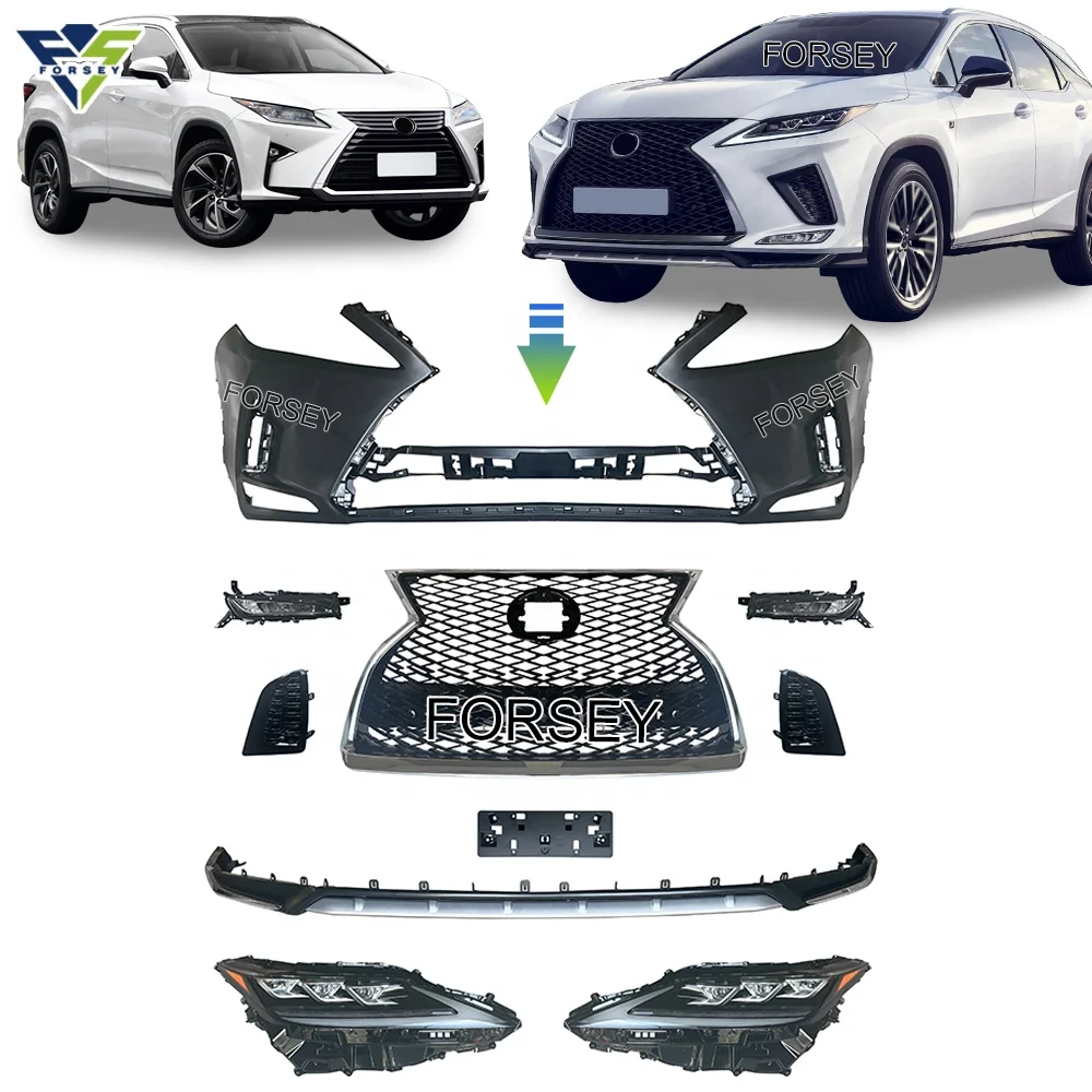 

Обновление 2020, комплект кузова F-Sport RX, решетка переднего бампера RX, фара для LE-XUS RX Rx350 Rx450 Rx270 2016-2019