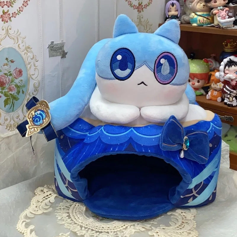 

Genshin Impact Furina Cat Pastry Plush Toy 25cm/35cm Stuffed Doll Cute Game Merchandise Collectible Decor Anime Girl Gift