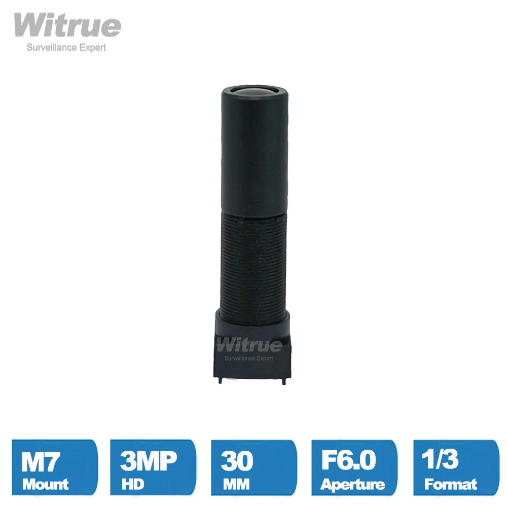 Witrue M7 Lens 30MM Long Distance View HD 3MP Aperture F6.0 Format 1/3