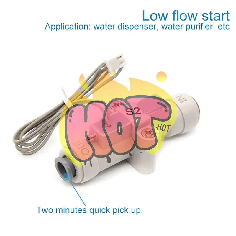 

Высокопроизводительный 1/4-дюймовый переключатель потока воды, пластиковый переключатель потока воды, датчик контроля потока воды для диспенсера для очистителя воды