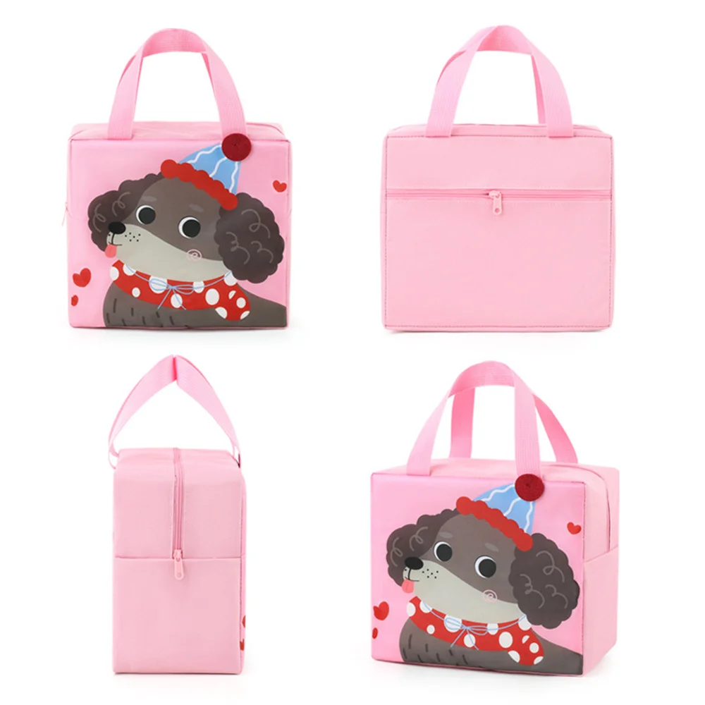 

Portable Thermal Food Container Storage Bag Cute Capybara Cat Printed Lunch Bags Large Capacity Camping Picnic Bag for Students