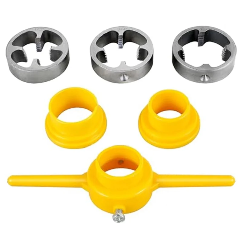AB47-2 مجموعات الأنابيب البلاستيكية الموضوع يموت عدة ، أنبوب PVC عراف السباكة مجموعة أدوات ، أنابيب المياه يموت الأنابيب البلاستيكية يموت الحنفية وجع مجموعة