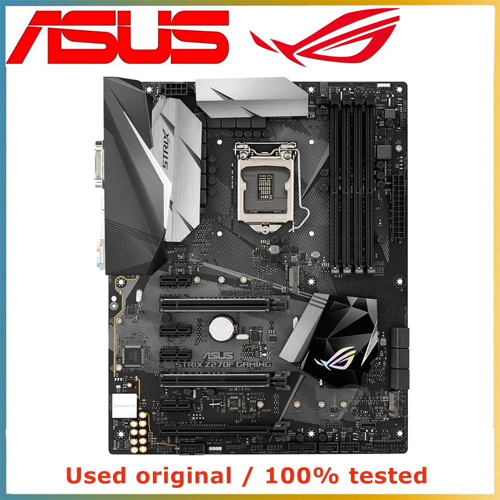 For Asus ROG STRIX Z270-F GAMING Desktop Motherboard Socket LGA 1151 i7 i5 i3 Z270 DDR4 USB3.0 mainboard PC boards