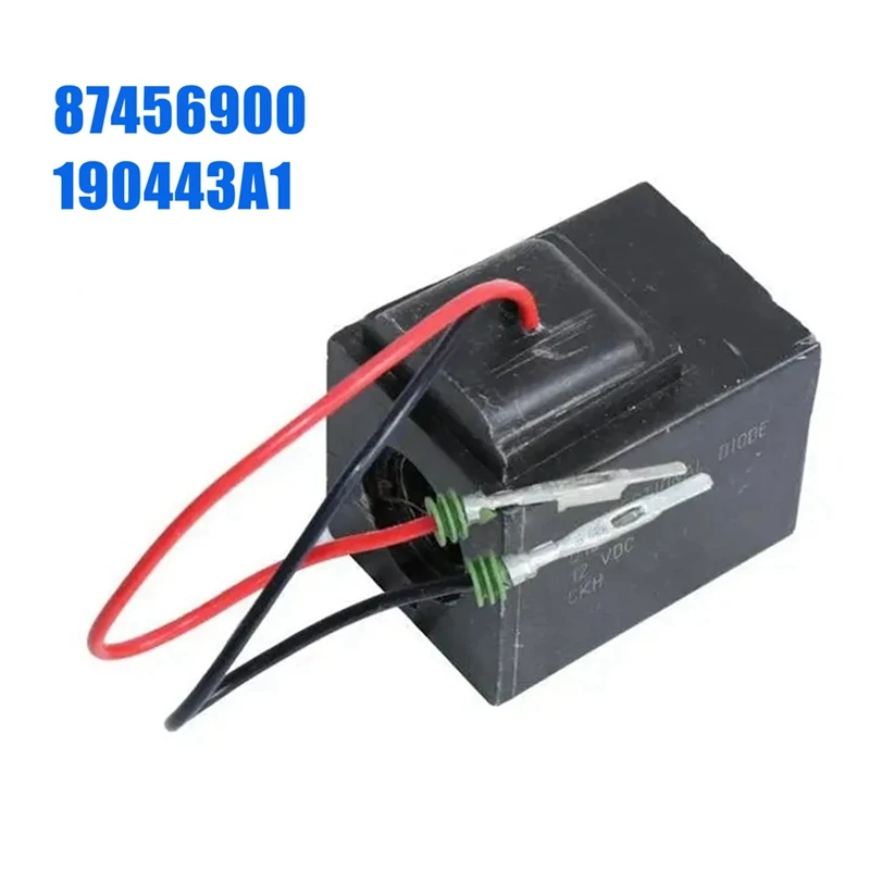 87456900 190443A1 Transmission Solenoid Coil For Backhoe Loader For Excavator Case 580M 580SL 588G CA0143272