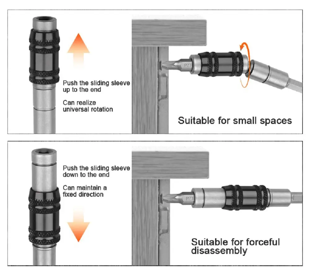 1PC 1/4 Hex Magnetic Ring Screwdriver Bits Drill Hand Tools Drill Bit Extension Rod Holder Drive Guide Screw Drill Tip