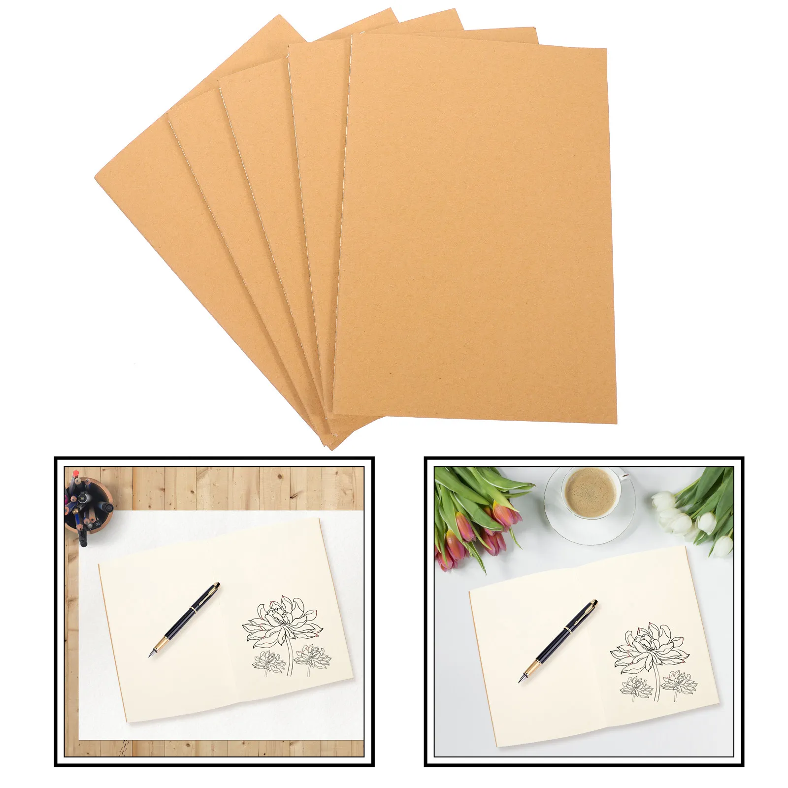 5pcs-simple-design-blank-notebook-set-for-artists-beginners-professionals-sketch-books-drawing-books-painting-supplies-outdoor