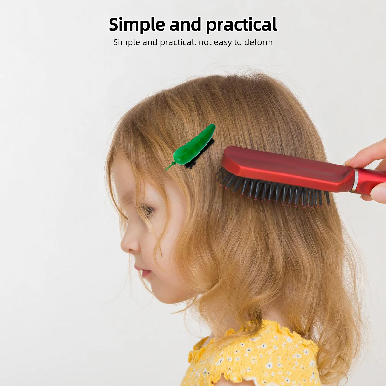 

6 шт., реалистичные заколки для волос с фруктами и овощами, милые аксессуары для женщин и девочек, забавные вечерние декоративные заколки из кожи аллигатора в прямом эфире