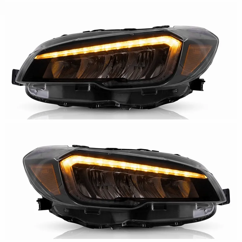 Factory for Auto Car LED Headlight for WRX 2015-UP with Full LED DRL+Turn Signal+Reflective Net Design