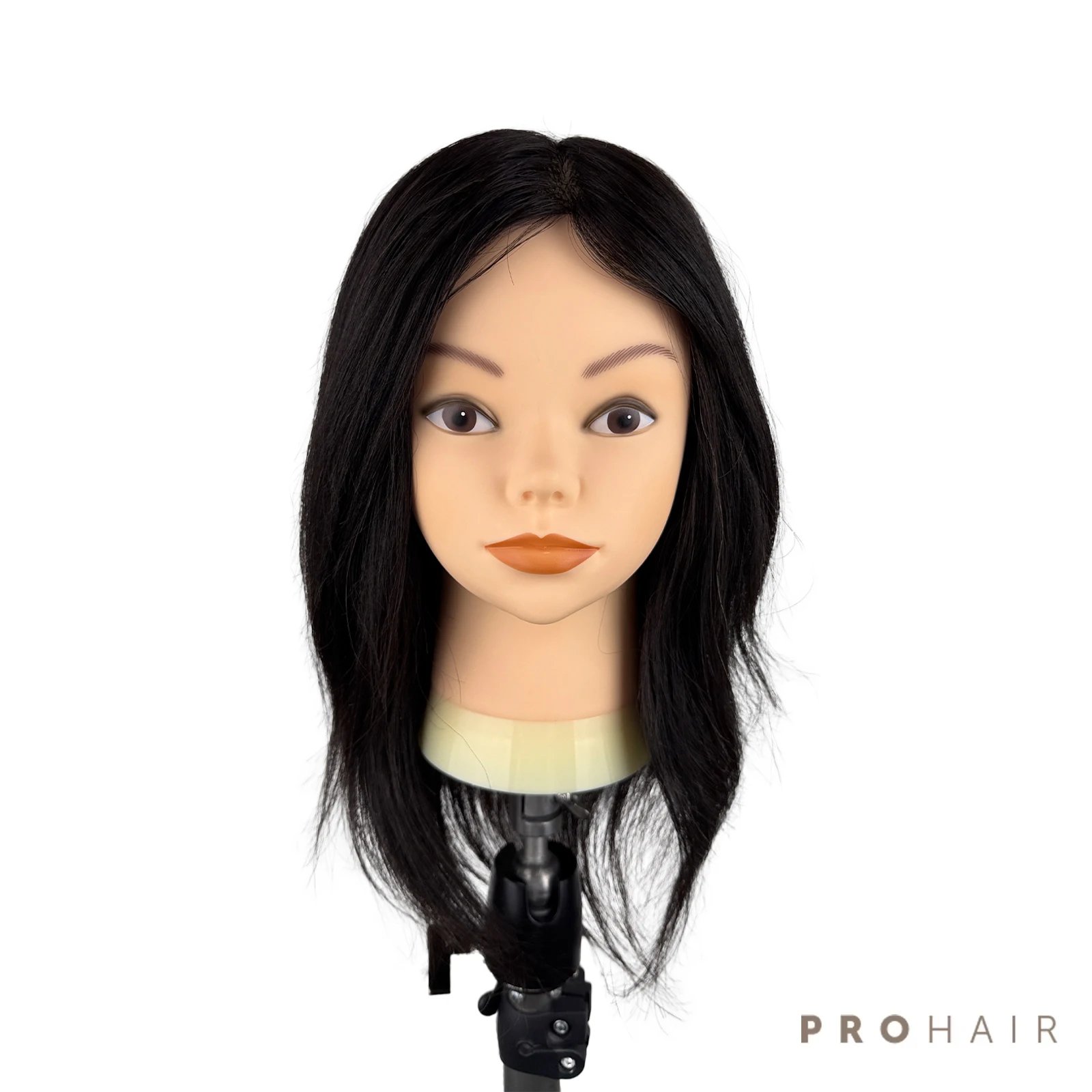 

New Version 13 Inch Women's Mannequin Head Mixed Hair Suitable for BOBO hairstyles perming dyeing and styling practice.