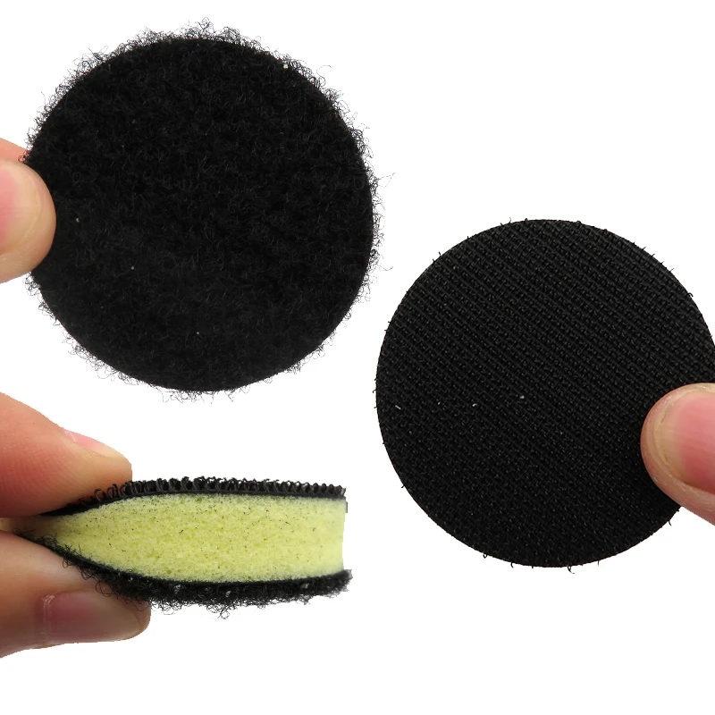 2 Pcs 2 Inch 50mm PU Foam Interface Pad Sander Backing Pad Polishing Pad For Hook and Loop Sanding Disc Sandpaper Abrasive Tools