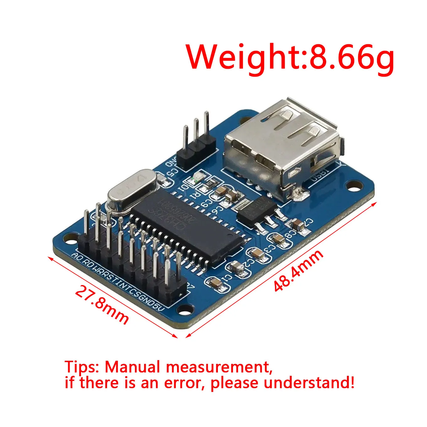 CH376 CH376S U Disk Read Write Module Supports USB Control Transfer 12MHz