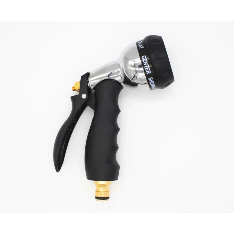 

Пистолет-распылитель воды под высоким давлением с резиновой ручкой для автомобиля, сада, газона, мойки и очистки, насадка для шланга для полива, предотвращения ржавчины