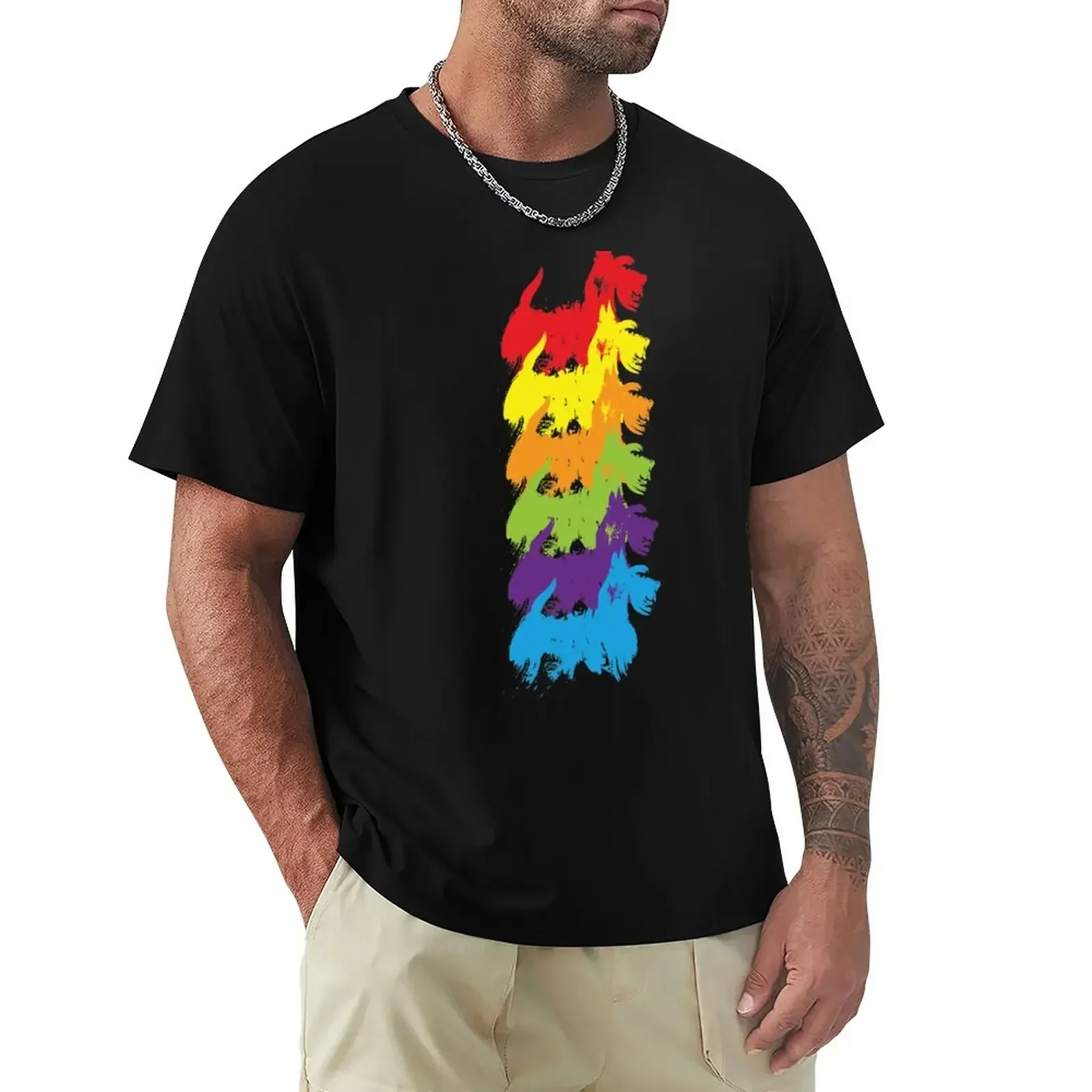 Scottish Terrier T-Shirt cute tops tops sweat t shirt men