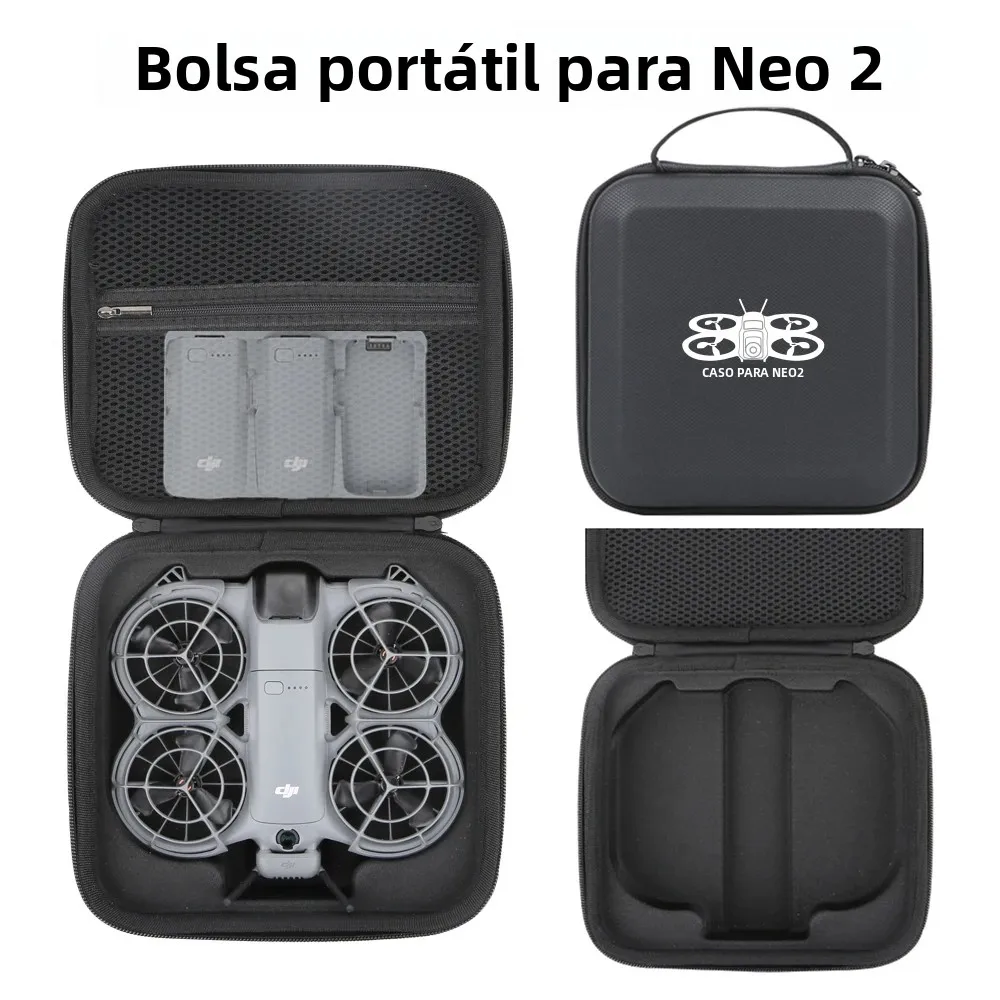 Bolsa de casca dura para dji neo 2, à prova d'água, anti-arranhões, à prova de poeira, portátil, armazenamento de viagem, acessórios para drones
