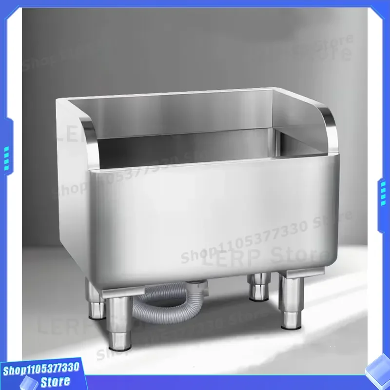 Commercial Stainless Steel Floor Mop Sink Basin for Restaurant Hotel School Lab Laundry High Quality Table Cleaning Utility