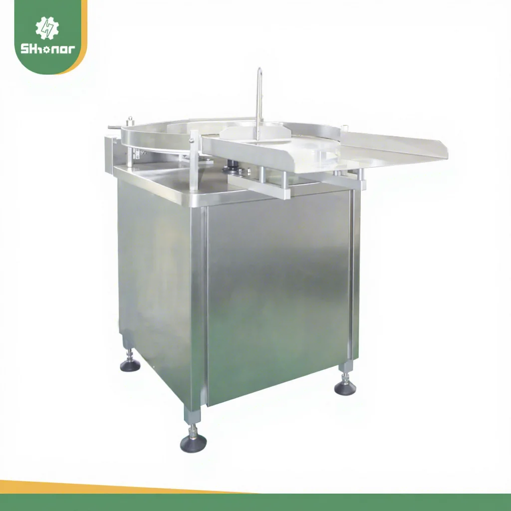 Automatic Rotary Bottle Unscrambler Sorting Turntable Feeding Table for Plastic Glass Containers