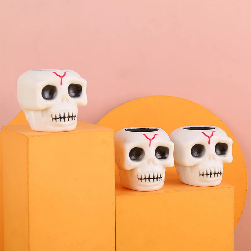 Neue Halloween Schädel Fledermaus Squeeze Cup Pinch Happy Prank Stress Relief Vent Spielzeug Geschenk K29