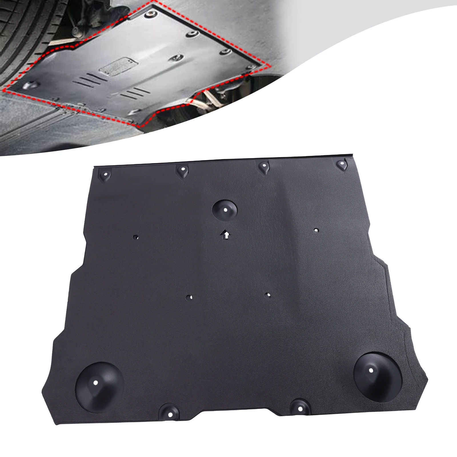 

Front Skid Plate Front Motor Underguard Engine Protection Shield Skid Plate for 2021-2022 Tesla Model Y Under Engine Guard Cover