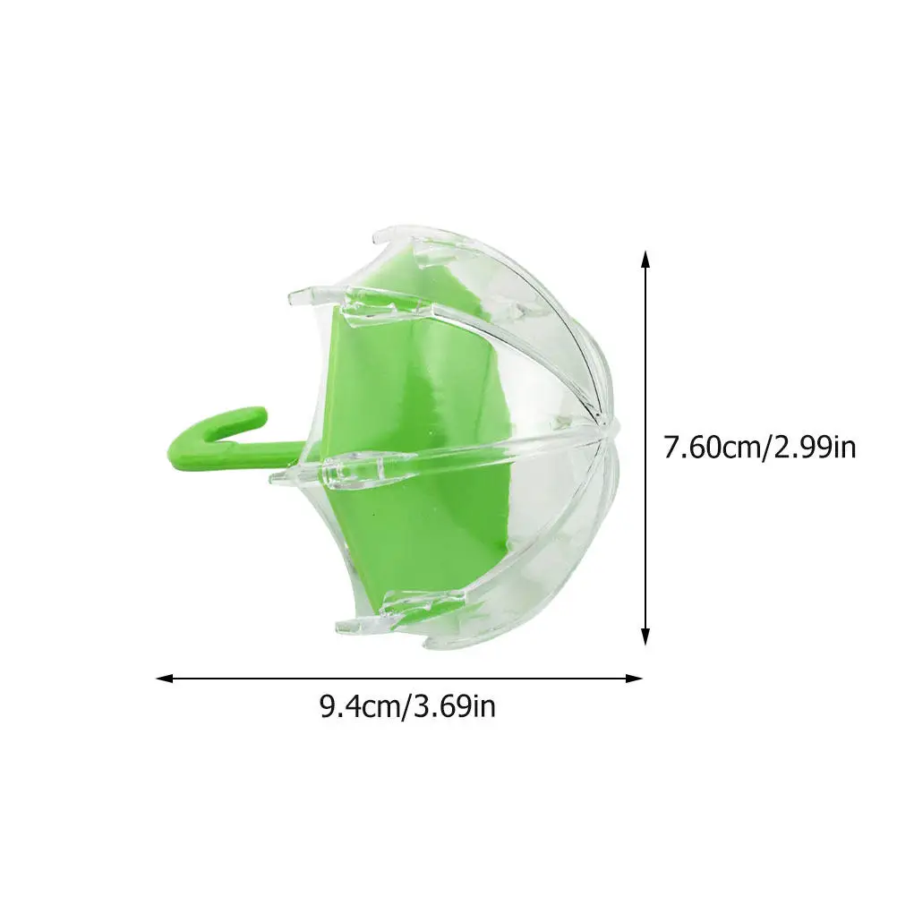 6 Pack False Eyelash Storage Boxes Umbrella Shape Mini Portable Lash Organizer Cases for Women and Girls