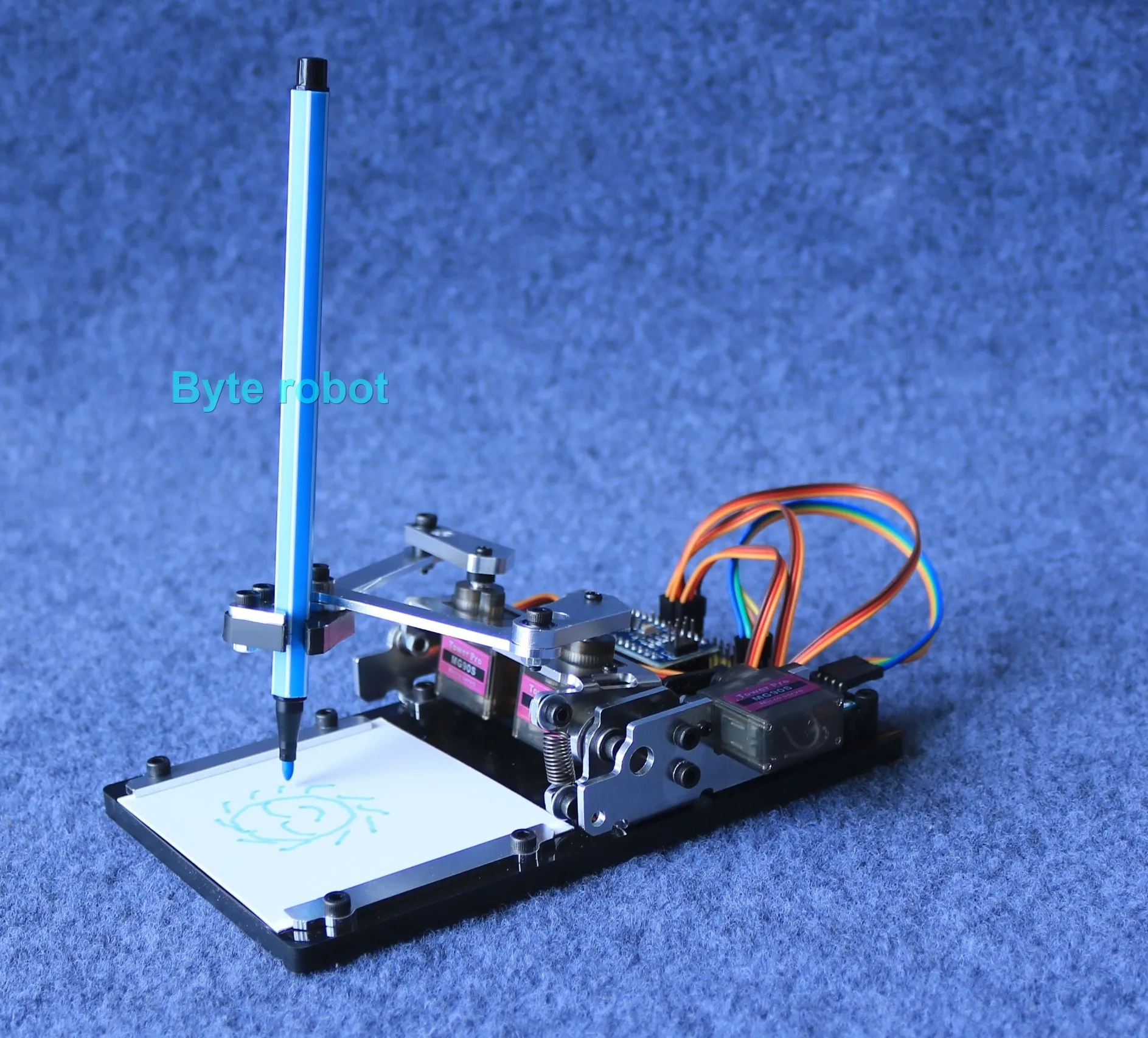 Bras de Robot traceur XY avec application MG90, manipulateur de planche à croquis pour Robot Arduino, Kit de bricolage, Kit de démarrage de Robot Programmable NANO