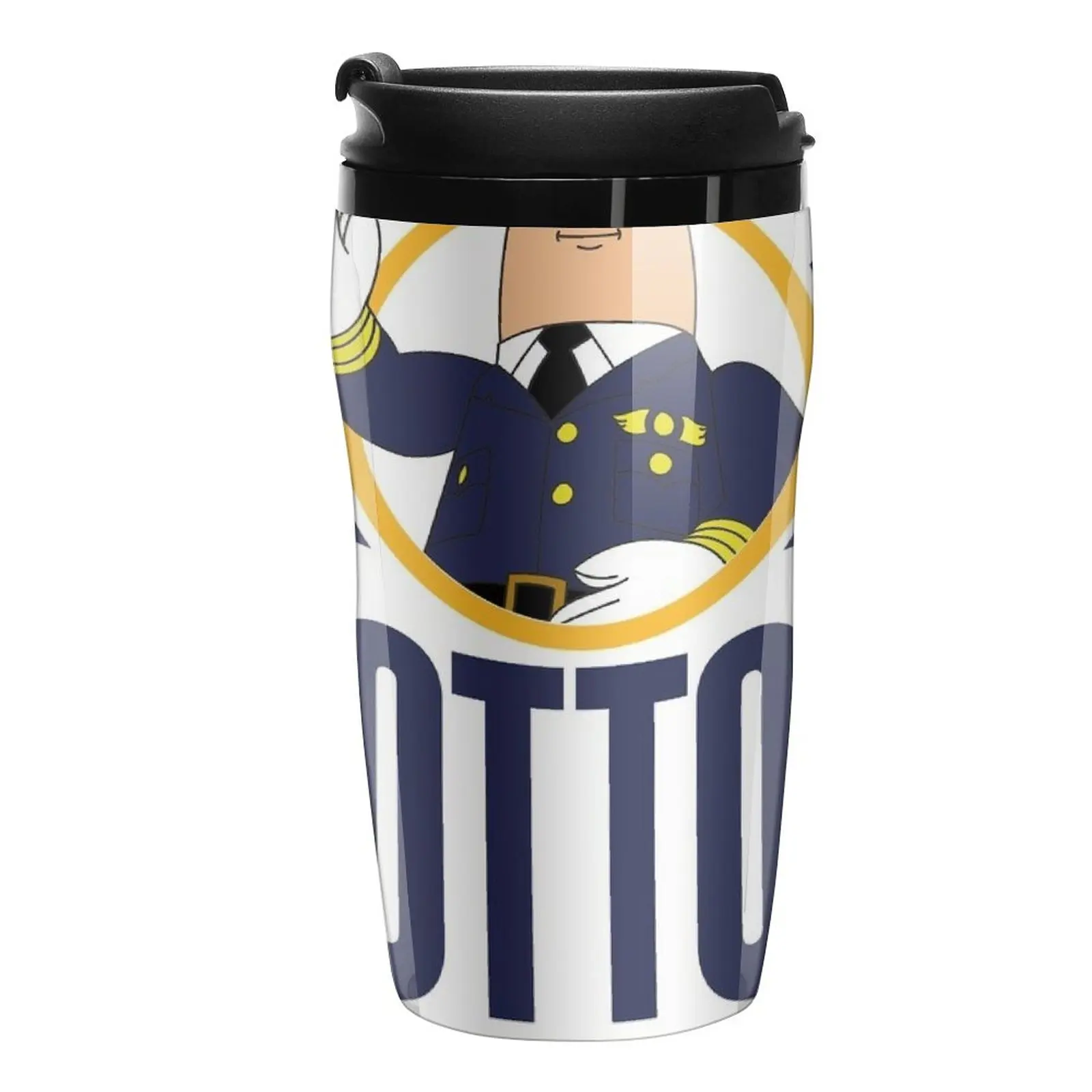 

New Otto the Inflatable Pilot Travel Coffee Mug Coffee Accessory Coffee Cup Espresso Large Cups For Coffee