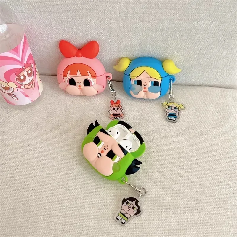 جراب واقٍ مع بلوتوث لسماعات AirPods ، غطاء سماعة رأس كرتونية ، AirPods 4 ، الجيل الرابع ، سماعة أبل ، جديد ، 4.5